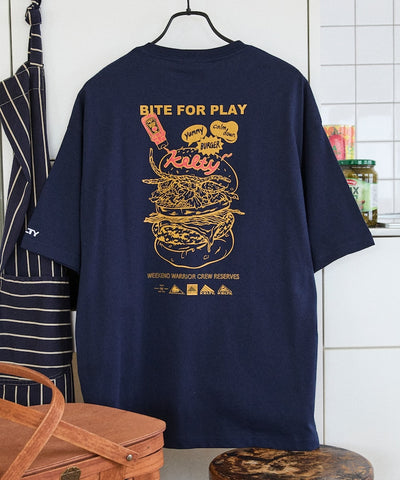 KELTY×FREAK'S STORE / 漢堡圖像 短袖T恤