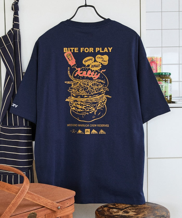 KELTY×FREAK'S STORE / 漢堡圖像 短袖T恤