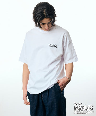 PEANUTS  x FREAK’S STORE / Records 圖案 短袖T恤