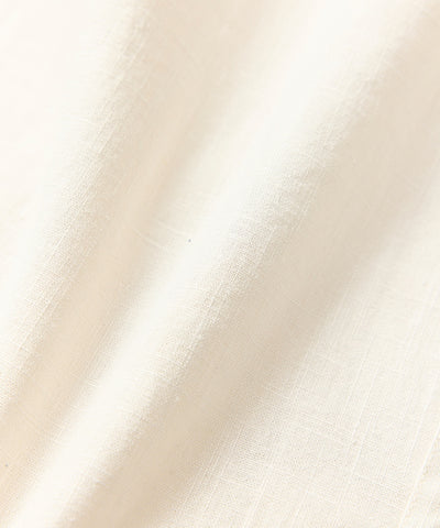 FREAK’S STORE LINEN COTTON OPEN COLLAR SS SHIRT / 亞麻棉質開領短袖襯衫