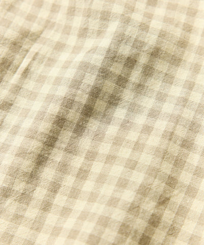 FREAK’S STORE LINEN COTTON OPEN COLLAR SS SHIRT / 亞麻棉質開領短袖襯衫