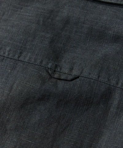 FREAK’S STORE LINEN COTTON OPEN COLLAR SS SHIRT / 亞麻棉質開領短袖襯衫