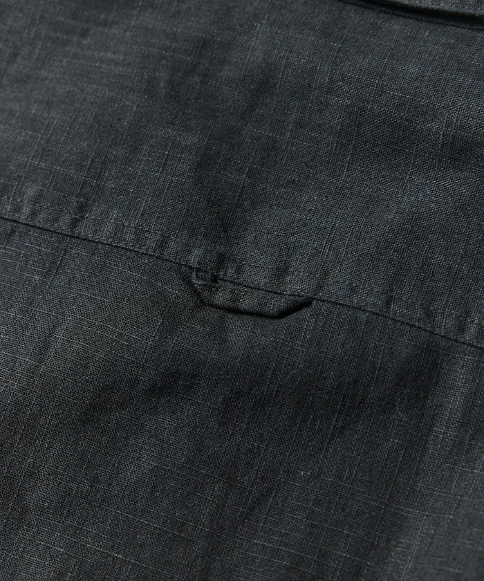 FREAK’S STORE LINEN COTTON OPEN COLLAR SS SHIRT / 亞麻棉質開領短袖襯衫