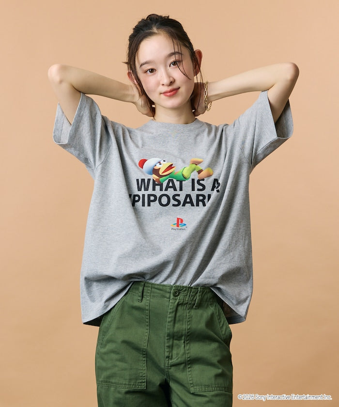 PlayStation x FREAK’S STORE / 抓猴  正面文字 短袖T恤