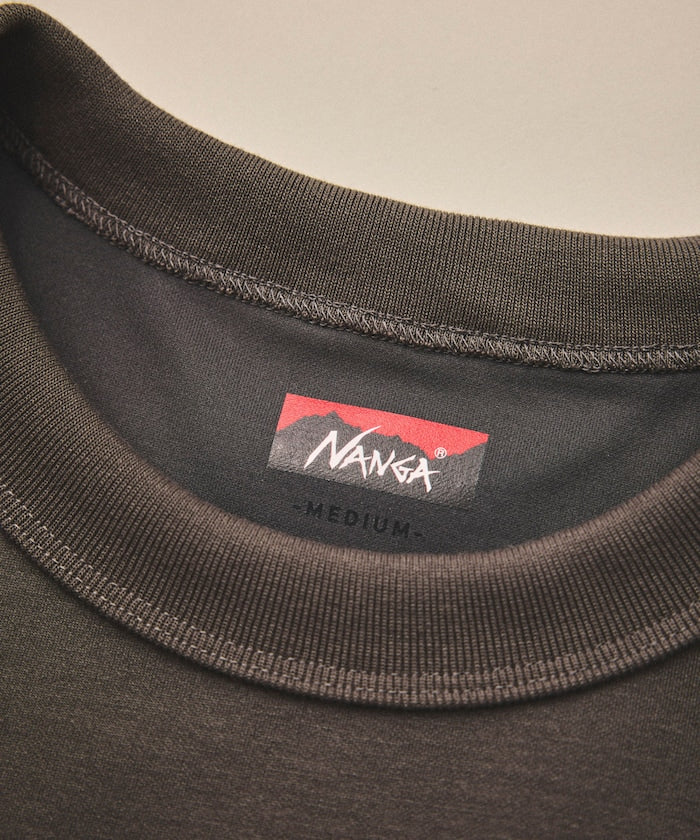 NANGA x FREAK'S STORE / 機能調節下擺 neo-PRO 背印短袖T恤