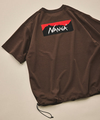 NANGA x FREAK'S STORE / 機能調節下擺 neo-PRO 背印短袖T恤