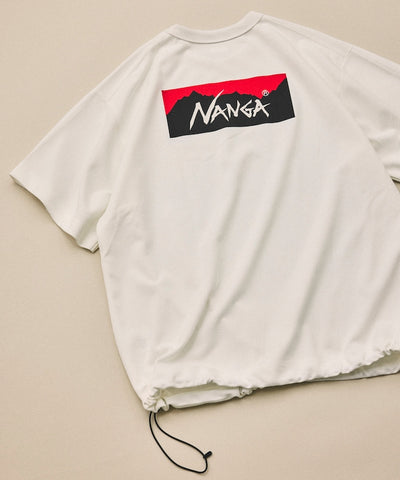NANGA x FREAK'S STORE / 機能調節下擺 neo-PRO 背印短袖T恤