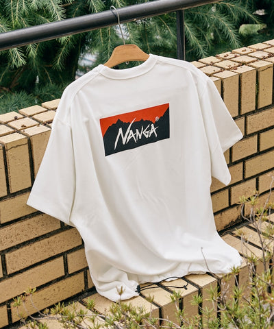 NANGA x FREAK'S STORE / 機能調節下擺 neo-PRO 背印短袖T恤