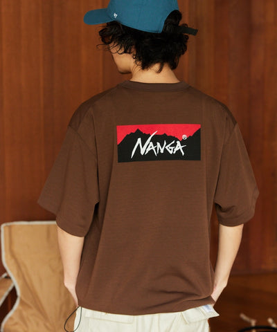 NANGA x FREAK'S STORE / 機能調節下擺 neo-PRO 背印短袖T恤