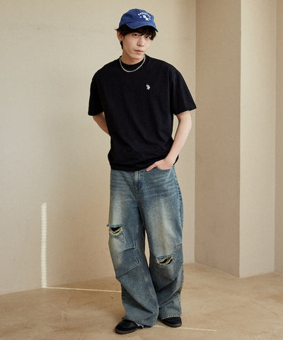 U.S. POLO ASSN. / 刺繡小標 涼感 短袖Ｔ恤