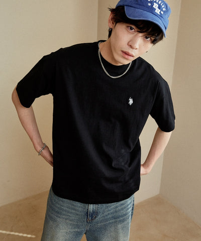 U.S. POLO ASSN. / 刺繡小標 涼感 短袖Ｔ恤