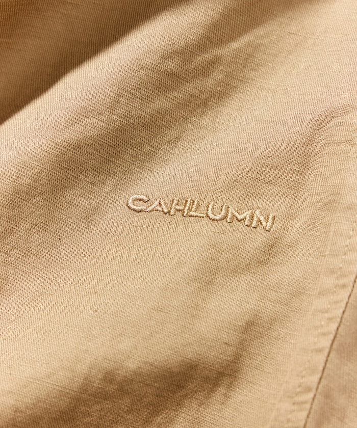 CAHLUMN Cotton Linen 2 Tuck Chino Shorts / 棉麻雙摺錐形短褲