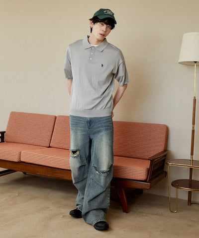 U.S. POLO ASSN. / 涼感 針織Polo衫
