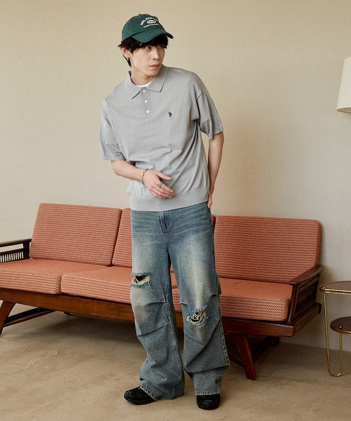 U.S. POLO ASSN. / 涼感 針織Polo衫