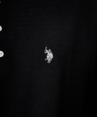 U.S. POLO ASSN. / 亨利領涼感針織 短袖T恤