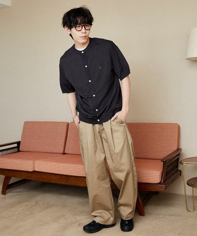 U.S. POLO ASSN. / 涼感 圓領針織開襟衫
