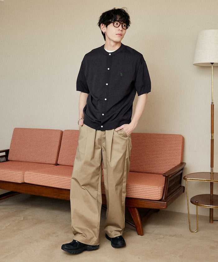 U.S. POLO ASSN. / 涼感 圓領針織開襟衫