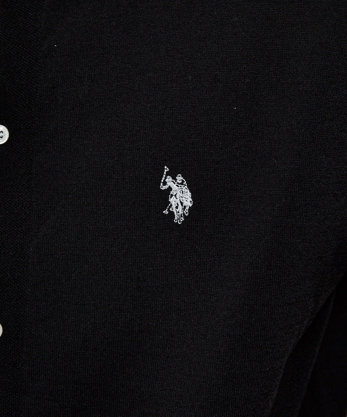 U.S. POLO ASSN. / 涼感 圓領針織開襟衫