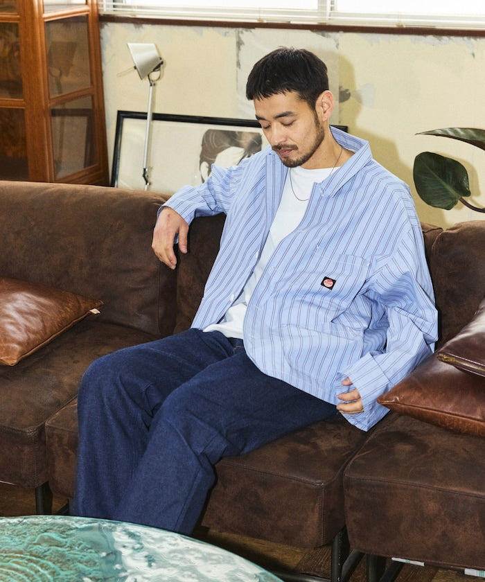 RED KAP x FREAK’S STORE / 條紋工裝襯衫