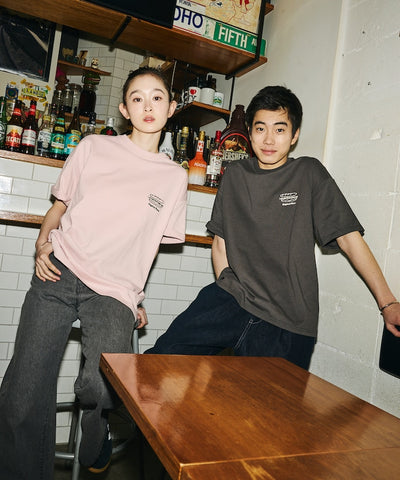 LANDER SANDWICHES × FREAK'S STORE / 背面印花 短袖T恤