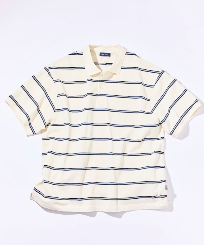 NAUTICA JP / 條紋短袖 Polo 衫