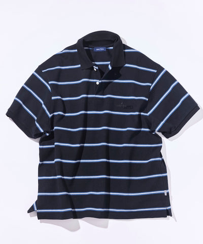 NAUTICA JP / 條紋短袖 Polo 衫