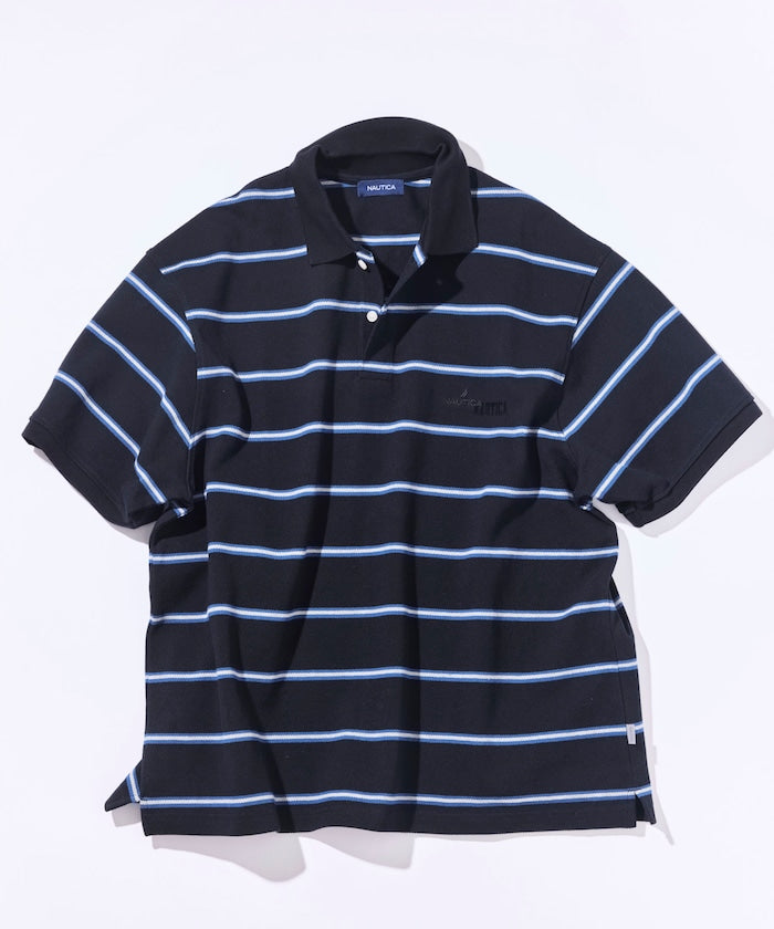 NAUTICA JP / 條紋短袖 Polo 衫