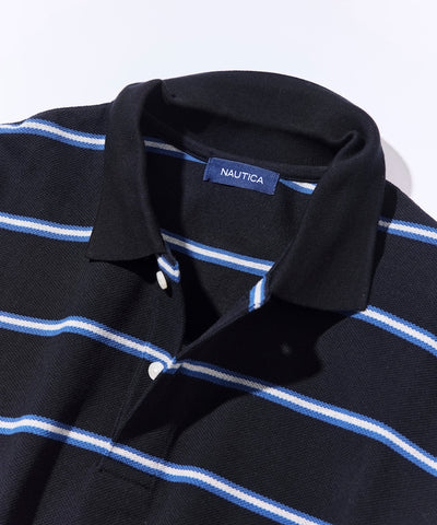 NAUTICA JP / 條紋短袖 Polo 衫