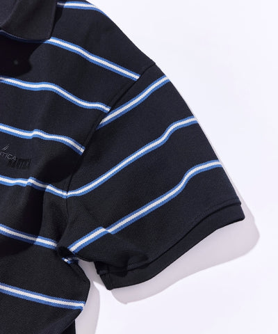NAUTICA JP / 條紋短袖 Polo 衫