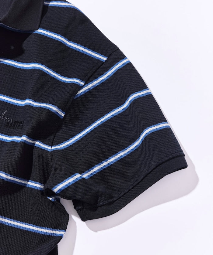 NAUTICA JP / 條紋短袖 Polo 衫