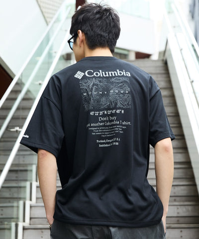COLUMBIA x FREAK’S STORE / 等高線圖樣後印花短袖T恤