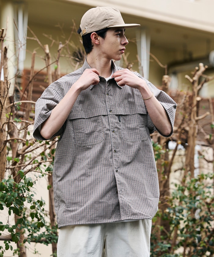 Foxfire × FREAK'S STORE / 機能口袋 抽繩襯衫