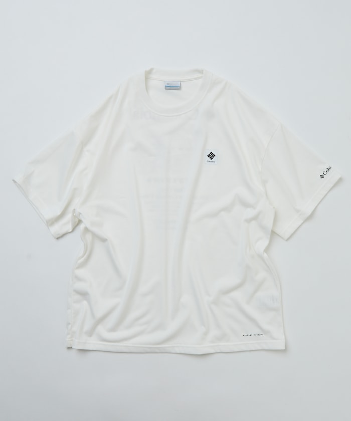 COLUMBIA x FREAK’S STORE / 等高線圖樣後印花短袖T恤