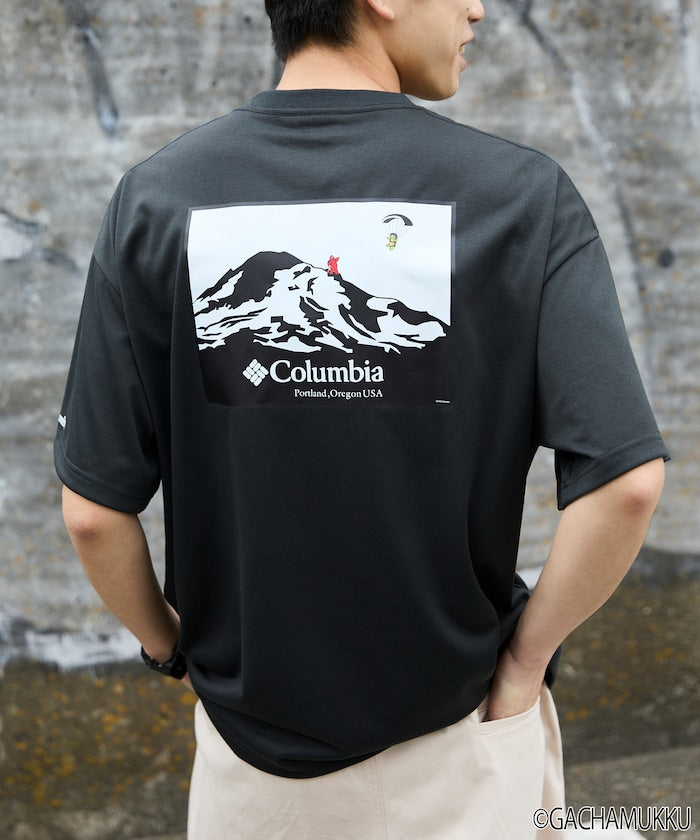 Columbia × FREAK'S STORE x Gachapin Mukku / 三方聯名限定 山系圖像機能快乾 短袖T恤