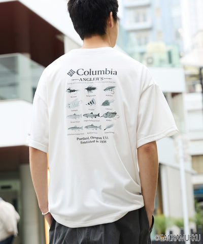 Columbia × FREAK'S STORE x Gachapin Mukku / 三方聯名限定 魚圖案 短袖T恤
