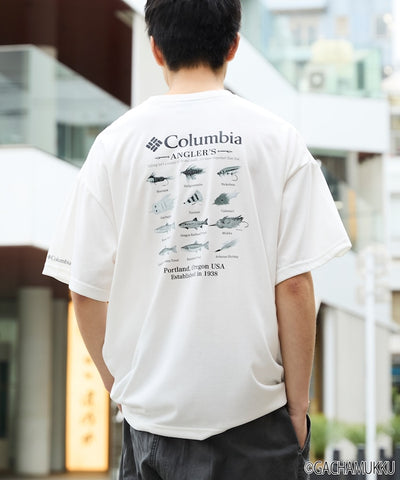 Columbia × FREAK'S STORE x Gachapin Mukku / 三方聯名限定 魚圖案 短袖T恤