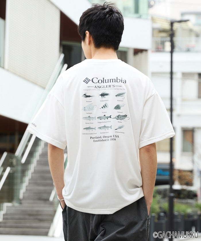 Columbia × FREAK'S STORE x Gachapin Mukku / 三方聯名限定 魚圖案 短袖T恤