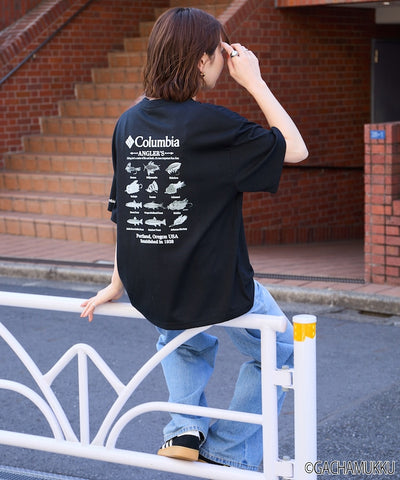 Columbia × FREAK'S STORE x Gachapin Mukku / 三方聯名限定 魚圖案 短袖T恤