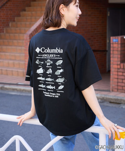 Columbia × FREAK'S STORE x Gachapin Mukku / 三方聯名限定 魚圖案 短袖T恤