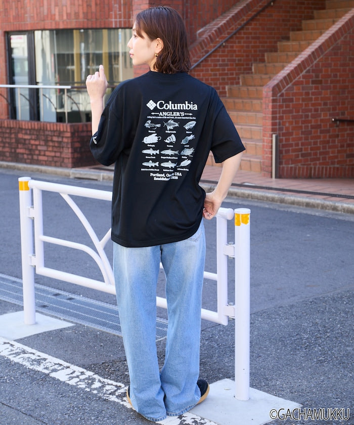 Columbia × FREAK'S STORE x Gachapin Mukku / 三方聯名限定 魚圖案 短袖T恤