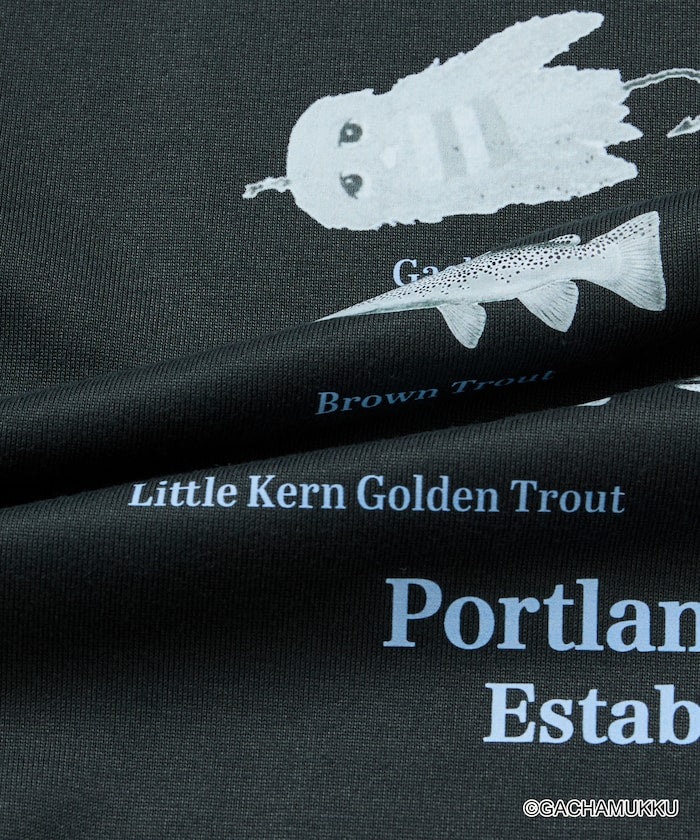 Columbia × FREAK'S STORE x Gachapin Mukku / 三方聯名限定 魚圖案 短袖T恤
