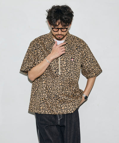 RED KAP × FREAK'S STORE / 半拉鍊工裝短袖 開襟衫