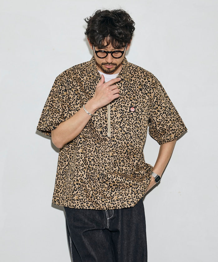 RED KAP × FREAK'S STORE / 半拉鍊工裝短袖 開襟衫
