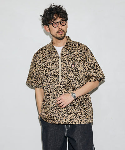 RED KAP × FREAK'S STORE / 半拉鍊工裝短袖 開襟衫