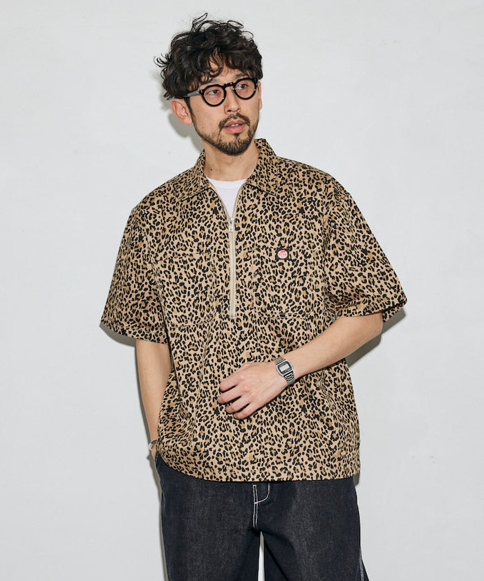RED KAP × FREAK'S STORE / 半拉鍊工裝短袖 開襟衫