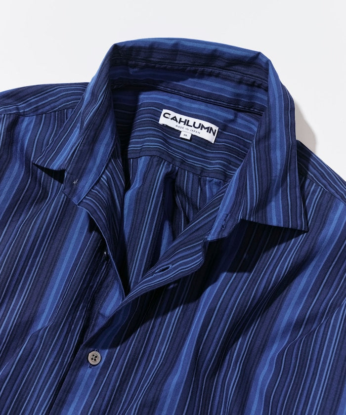 CAHLUMN Broadcloth Shirt / 高密度純棉 條紋襯衫