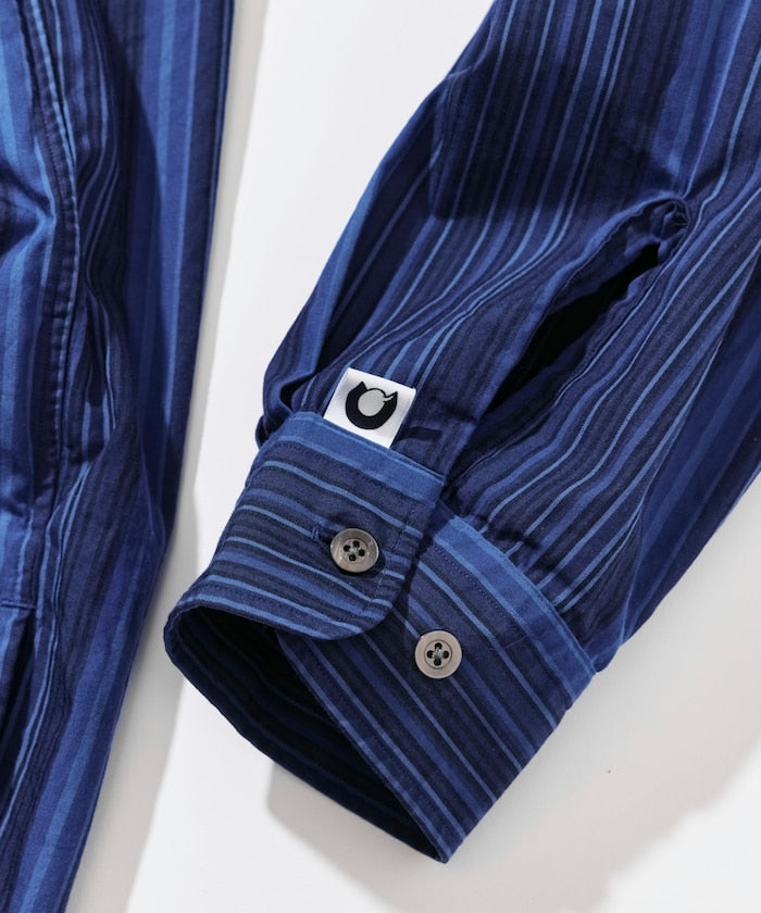 CAHLUMN Broadcloth Shirt / 高密度純棉 條紋襯衫