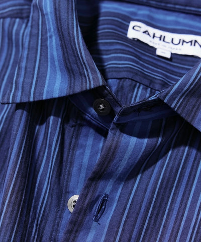 CAHLUMN Broadcloth Shirt / 高密度純棉 條紋襯衫