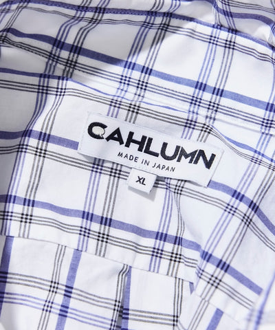 CAHLUMN Broadcloth Shirt / 高密度棉質  格紋襯衫