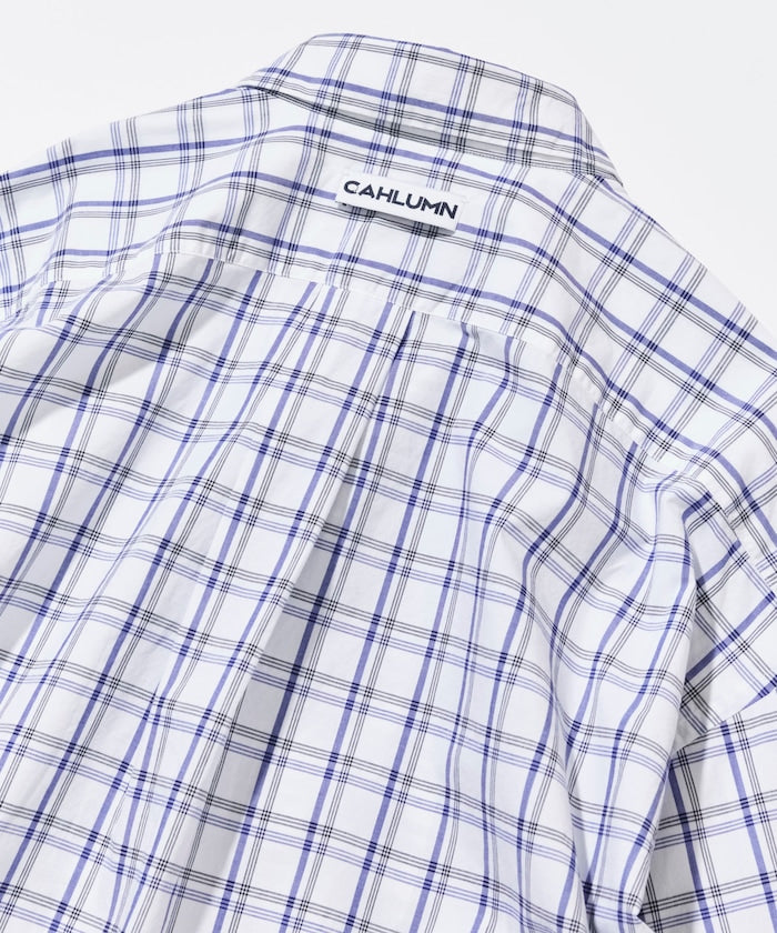 CAHLUMN Broadcloth Shirt / 高密度棉質  格紋襯衫